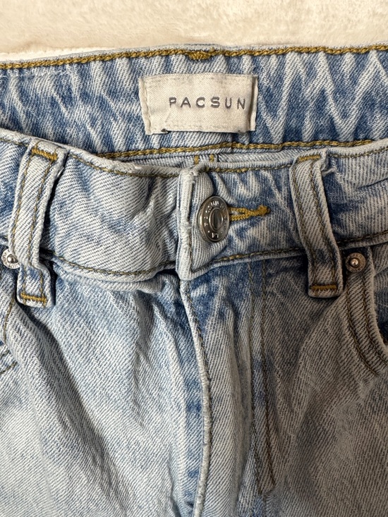 PacSun women’s size 25 Light Blue Straight Leg Jeans - Picture 5 of 6